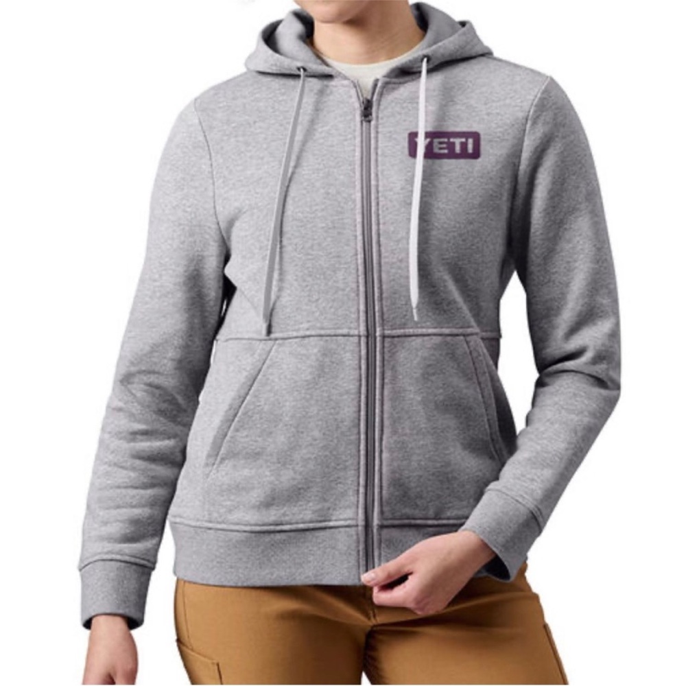 Yeti Women's Brushed Fleece Logo Full-Zip Hoodie